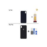 İphone Xs Uzay Grisi Arka Kapak Arka Cam Batarya Kapağı Lazer Kesim Kapak Pil Kapağı + B-7000 Yapıştırıcı + Tamir Seti