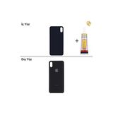 İphone Xs Uzay Grisi Arka Kapak Arka Cam Batarya Kapağı Lazer Kesim Kapak Pil Kapağı + B-7000 Yapıştırıcı