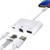 Iphone/ipad 3in1 Ethernet RJ45 ve USB Kamera Adaptörü NK107-(5775) - TK002M-6XT8W1 - Beyaz