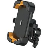 Iphone,samsung Uyumlu Gidon Telefon Tutucu Bisiklet Bebek Arabası-Scooter-Koşu Bandı-Telefon Tutucu - Siyah