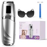 Ipl Cihazları Epilasyon Lazeri, Kadın Epilatörü, Lazer Epilasyona Alternatif, Ev İçin Epilatör Ipl Epilasyon Cihazı, Vücut, Yüz, Bikini Bölgesi Ve Koltuk Altı İçin, Gümüş