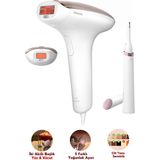 Ipl Lazer Epilasyon Cihazı, 2 Akıllı Başlık (Vücut ve Yüz Başlığı), Cilt Tonu Sensörü, Compact Kalem Düzeltici, Uzun Ömürlü Kullanım+ Lambader (Onerous) - Beyaz