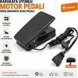 İplixa Iplixa Karakafa Dikiş Makinesi Motor Pedalı Ayak Kumandası Kablolu Eski Tip Uyumlu Dikiş Maki