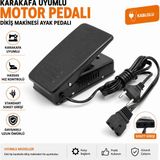 İplixa Iplixa Karakafa Dikiş Makinesi Motor Pedalı Ayak Kumandası Kablolu Eski Tip Uyumlu Dikiş Makinesi Pedalı Fc-2
