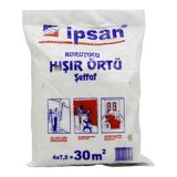 İpsan Koruyucu Hışır Örtü 30 M2 | Boya ve Tadilat Tipi Pratik Koruma Naylonu, Mobilya, Eşya ve Zemin Koruyucu Toz ve Su Geçirmez Brandası