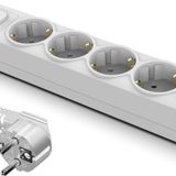 İpw-44Gb 5 Li Akım Korumalı Led Tuşlu Priz 1,5 Metre Beyaz