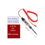 iq elektronik Oto Kontrol Kalemi Dijital Akım Göstergeli Kontrol Kalemi ( Max 120 Volt )