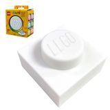 Iq Lego İkonik 1X1 Plakalı Gece Lambası - Beyaz (Lp50), Gençler, Çocuklar Ve Yetişkinler İçin Yumuşak Silikon Renk Değiştirme Işığı - R