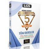 IQ Yayınları 8. Sınıf LGS Tüm Dersler Çıkmış Sorular Son 5 Yıl Konu Konu Tıpkı Basım IQ Yayınları