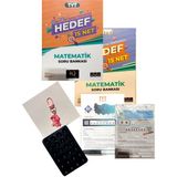 IQ Yayınları Hedef 15 Tyt+Ayt Matematik Soru Bankası+Kr Akademi ve Üç Dört Beş Yayınları Deneme+Vantuz+Çanta Süsü
