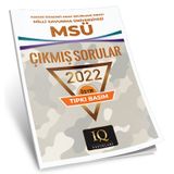 IQ Yayınları MSÜ 2022 Çıkmış Sorular Tıpkı Basım IQ Yayınları