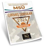 IQ Yayınları MSÜ 2024 Çıkmış Sorular Tıpkı Basım IQ Yayınları
