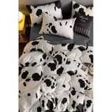 İqon Lastikli Çarşaflı Nevresim Takımı Tek Kişilik Dalmaçyalı Gri Dalmatiangrey