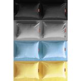 İqon Yastık Kılıfı 8 Adet | Siyah | Gri | Turkuaz | Sarı |