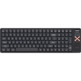Iqunix Iqunıx MAGI96 Pro Shadow Black Gold Red Switch Hotswap Rgb Kablosuz Ingilizce Mekanik Gaming Klavye