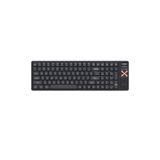 Iqunıx Magi96 Pro Shadow Black Gold Red Switch Hotswap Rgb Kablosuz İngilizce Mekanik Gaming Klavye