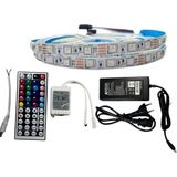 Ir Kumandalı Rgb Şerit LED Set 5050 Ledli 3çipli 10METRE IP20 - 10 m