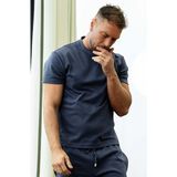 Ira Erkek Basic Tişört - Denim - L - XL