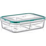 Irak Plastik Fresh Box 2 Bölmeli Saklama Kabı LC505 (0,5 lt x 2)