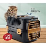 Irak Plastik Kedi Taşıma Çantası sari-siyah