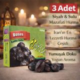 İran Mazafati Hurması 600 gr (Siyah, Sulu ve Etli Premium Hurma) x 3 Adet