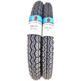 IRAN YASA TIRE & RUBBER Kuba x Boss, 300-17 BP TT ve 275-17 TT Tubetype Lastik Set