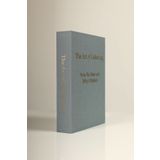 irayhomedecor Kumaş Kaplı The Art Of Gat. Mavi Gold Dekoratif Kitap kutu