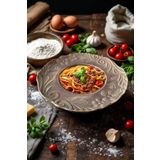 İREA PORSELEN Ivy Nebula 26cm Porselen Makarna ve Salata Tabağı