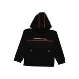 İREM ÇOCUK GİYİM Erkek Çocuk Adventure Yazılı Çift Fermuar Cepli Kapüşonlu Sweatshirt,Siyah 5 Yaş
