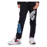 İREM ÇOCUK GİYİM Erkek Çocuk Always Yazı Desenli Beli I?P Bağlamalı Likrasız Gabardin Kumaş Koyu Pantolon,Lacivert 10-11 Yaş