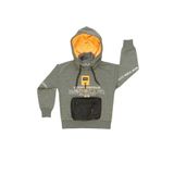 İREM ÇOCUK GİYİM Erkek Çocuk Brooklyn Yazı Desenli Cepli Kapüşonlu Renk Sweatshirt,Antrasit 7 Yaş
