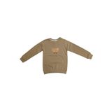 İREM ÇOCUK GİYİM Erkek Çocuk Casual Yazılı Sweatshirt,Açık Kahverengi 6 Yaş