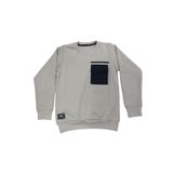İREM ÇOCUK GİYİM Erkek Çocuk Çelikli İnterlok Kumaş Önü Cepli Rengi Renk Sweatshirt,Açık Kahve 8 Yaş