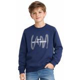 İrem Çocuk Giyim Erkek Çocuk Envy Yazılı Önü Sırtı Yazı Desenli Lacivert Renk Sweatshirt,Lacivert 13-14 Yaş