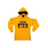İREM ÇOCUK GİYİM Erkek Çocuk Future Star Yazılı Çıtçıt Detaylı Renk Kapüşonlu Sweatshirt,Sarı 5 Yaş