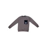 İREM ÇOCUK GİYİM Erkek Çocuk Future Yazı Desenli Sırtı Yazı Baskılı Açık Renk Sweatshirt,Kahverengi 9 Yaş