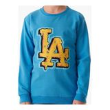 İREM ÇOCUK GİYİM Erkek Çocuk La Yazı Desenli Renk Sweatshirt,Mavi 8-9 Yaş