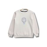 İREM ÇOCUK GİYİM Erkek Çocuk Önü Arkası Stay True Yazı Desenli Sweatshirt,Ekru 10 Yaş