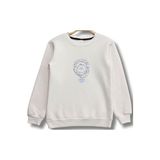 İREM ÇOCUK GİYİM Erkek Çocuk Önü Arkası Stay True Yazı Desenli Sweatshirt,Ekru 8 Yaş