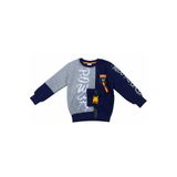 İREM ÇOCUK GİYİM Erkek Çocuk Önü Kolu Power Yazılı Cepli Renk Sweatshirt,Lacivert 4 Yaş