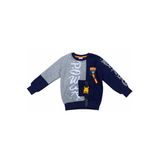 İREM ÇOCUK GİYİM Erkek Çocuk Önü Kolu Power Yazılı Cepli Renk Sweatshirt,Lacivert 5 Yaş