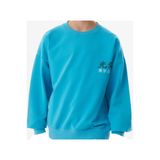 İREM ÇOCUK GİYİM Erkek Çocuk Önü Yazı Sırtı Yılan Desenli Renk Sweatshirt,Mavi 9 Yaş