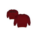 İREM ÇOCUK GİYİM Erkek Çocuk Sırtı Husica Yazı Desenli Yakası Yazılı Renk Sweatshirt,Bordo 7-8 Yaş