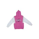 İREM ÇOCUK GİYİM Kız Çocuk Carnival Yazı Desenli Renk Bloklu Kapüşonlu Renk Sweatshirt