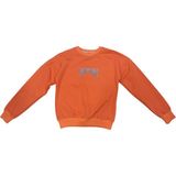 İrem Çocuk Giyim Kız Çocuk Dreamland Yazı Desenli Arkası Yazı Resim Baskılı Turuncu Renk Sweatshirt - 7 - 8 Yaş
