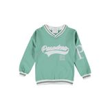 İREM ÇOCUK GİYİM Kız Çocuk Kolej Tarz Pasedan Yazı Desenli V Yaka Renk Sweatshirt IRM1700C