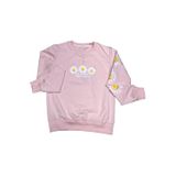 İrem Çocuk Giyim Kız Çocuk Papatya Desenli Sweatshirt