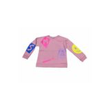 İREM ÇOCUK GİYİM Kız Çocuk Smile Yazı Desenli Sweatshirt IRM1201C
