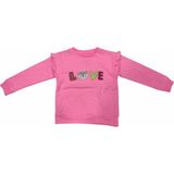 İrem Çocuk Giyim Kız Çocuk Tilki Desenli Oyuncak Aksesuarlı Pembe Renk Sweatshirt - 3 Yaş