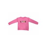 İREM ÇOCUK GİYİM Kız Çocuk Tilki Desenli Oyuncak Aksesuarlı Pembe Renk Sweatshirt